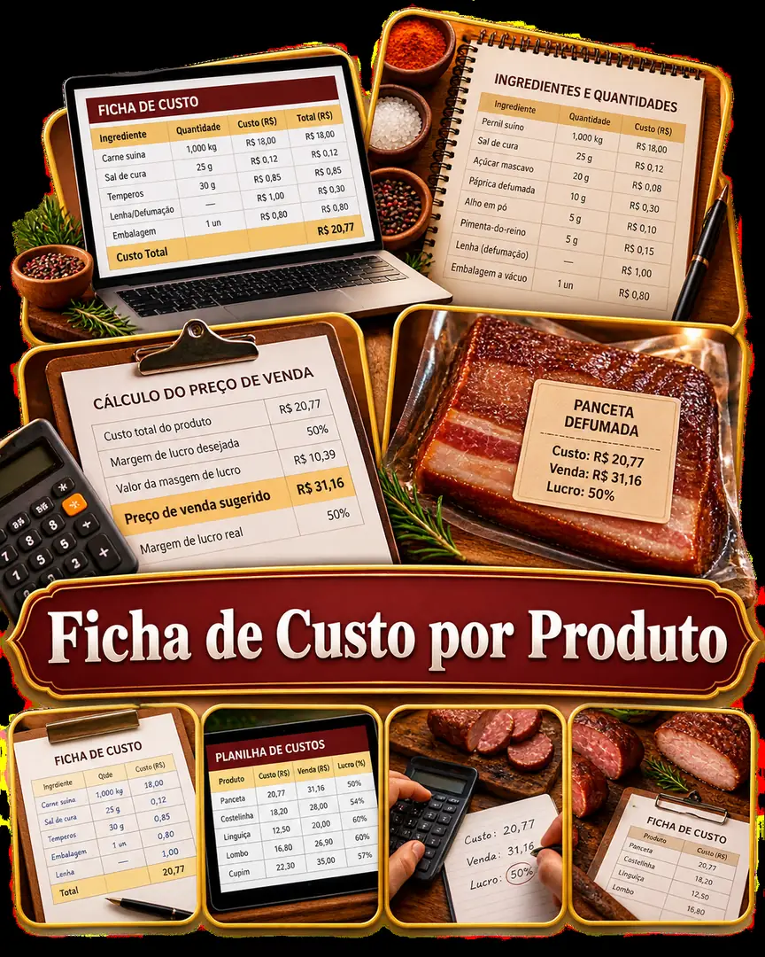 Bônus 1 — Ficha de Custo por Produto